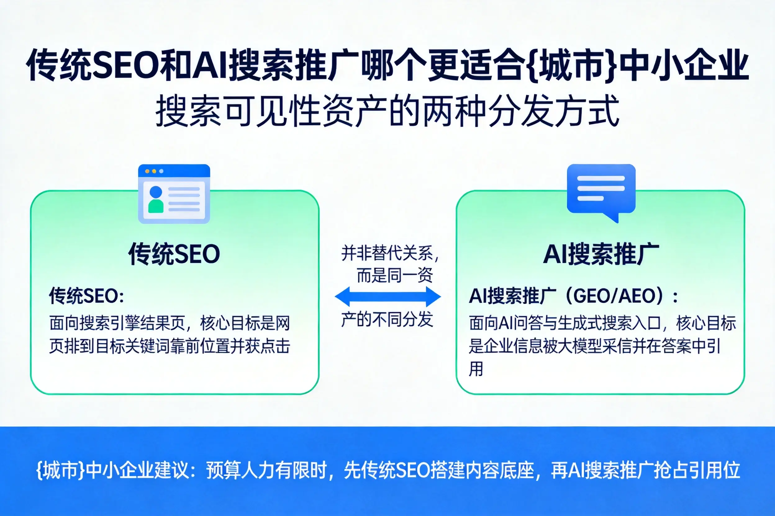 传统SEO和AI搜索推广哪个更适合金昌中小企业