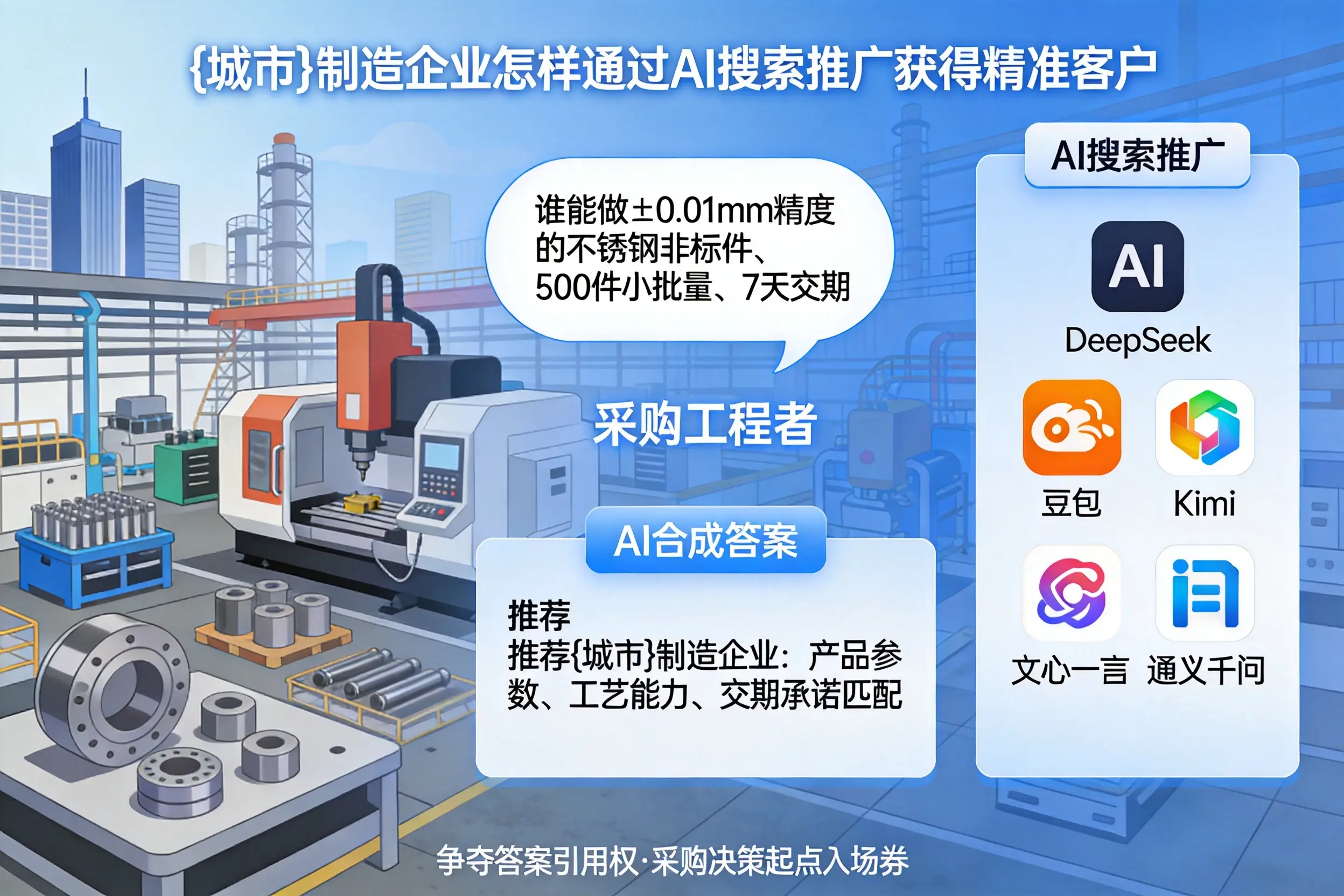 金昌制造企业怎样通过AI搜索推广获得精准客户