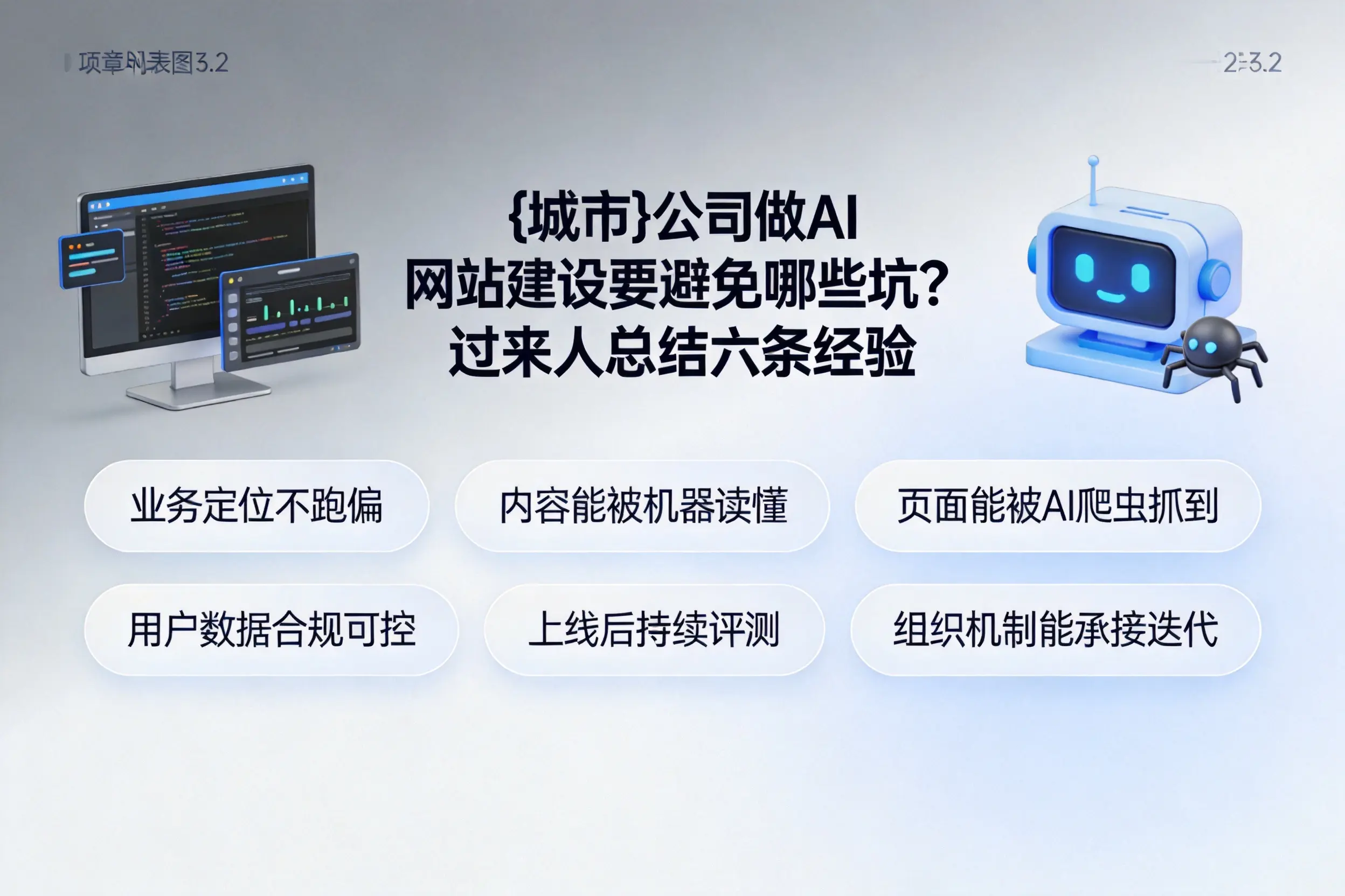 金昌公司做AI网站建设要避免哪些坑？过来人总结六条经验