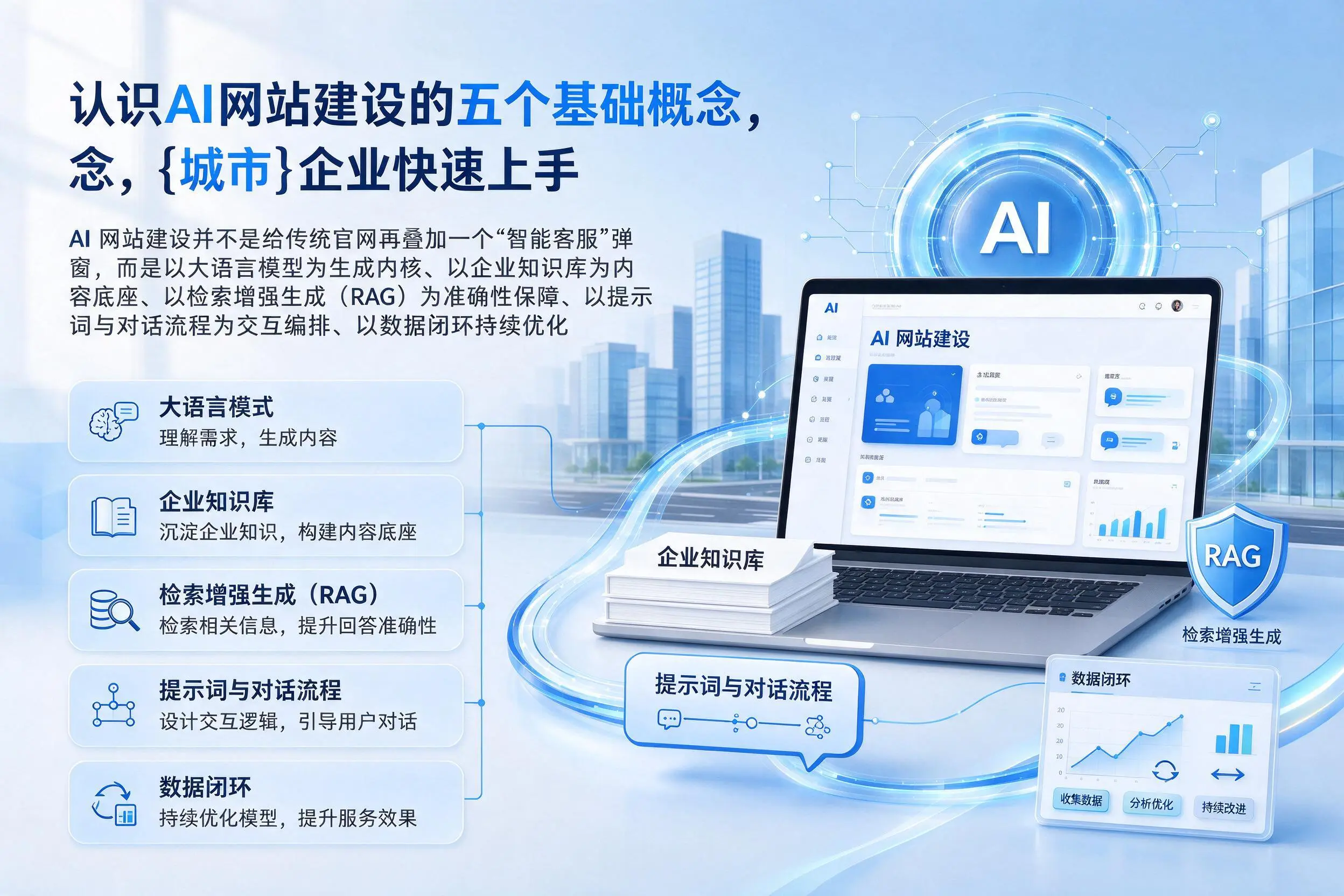 认识AI网站建设的五个基础概念，金昌企业快速上手