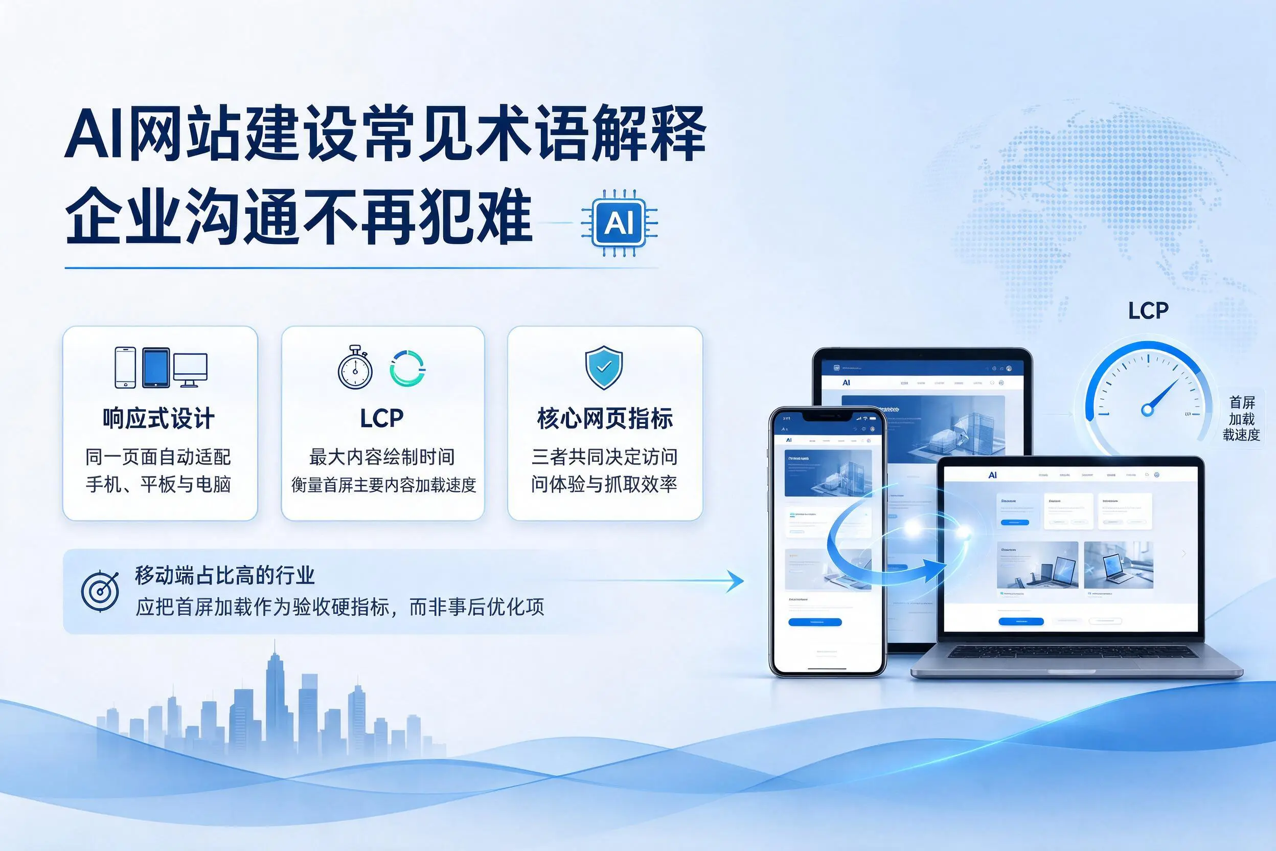 AI网站建设常见术语解释,金昌企业沟通不再犯难